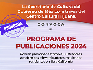 Programa de Publicaciones 2024 (Prórroga)