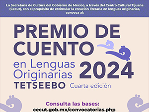 Premio de Cuentos en Lenguas Originarias Tetseebo 2024